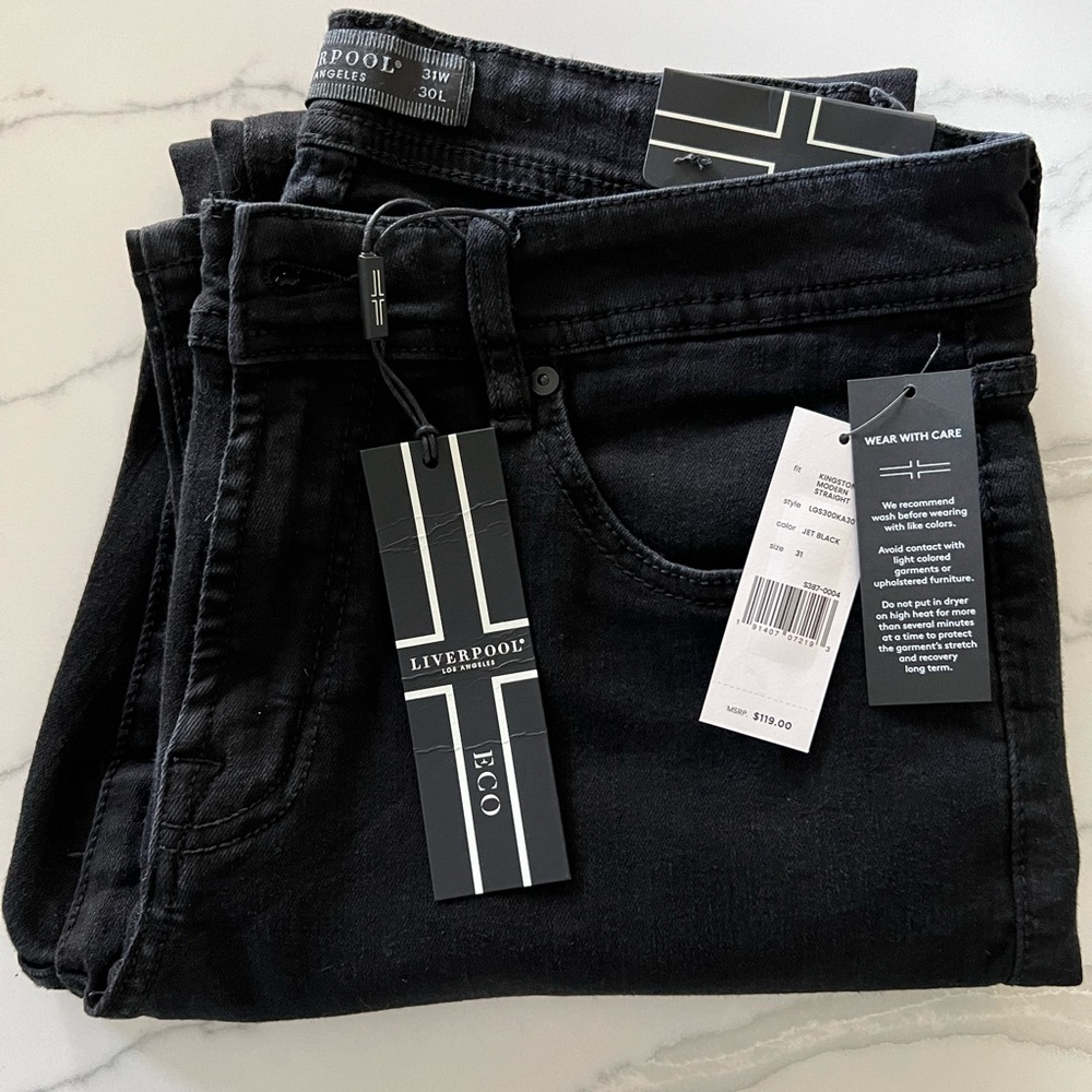 LIVERPOOL Los Angeles ECO jeans - Black